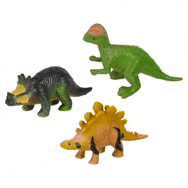 Terrarium til plantning med LED-lampe og dinosaurer