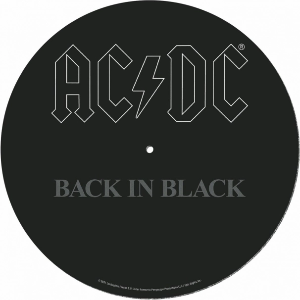 Pladeslipmat AC/DC Back in Black