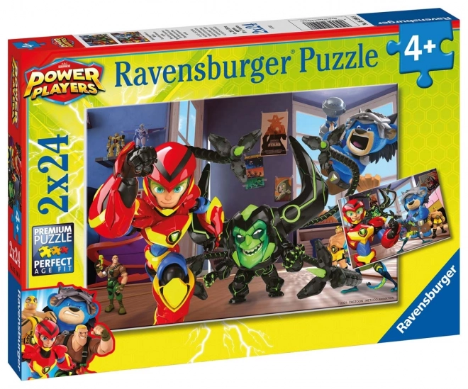 Ravensburger puslespil Helte i Aktion 2x24 brikker