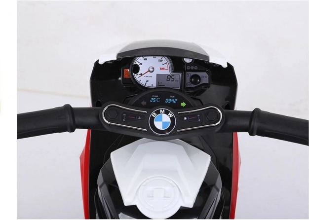 Motor på batteri BMW S1000RR trehjulet rød
