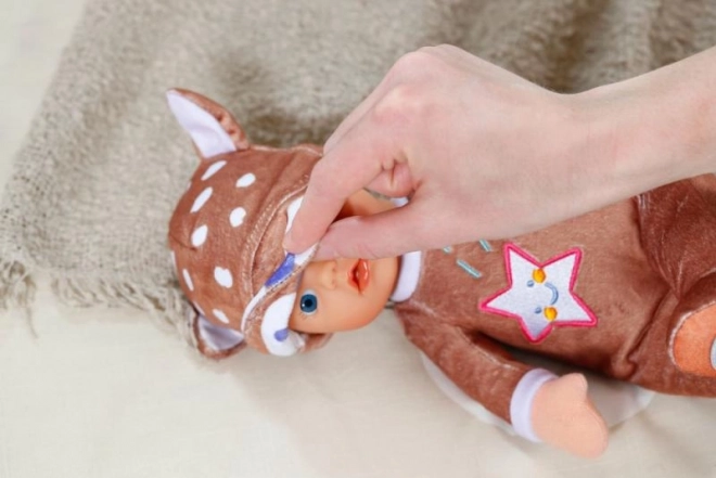 BABY født til babyer Spinkedukke dådyr, 30 cm