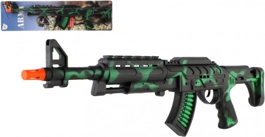 Gnistrende maskinpistol ARMY med friktionsdrev 62 cm
