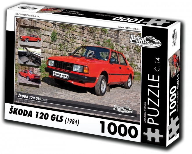 Puslespil RETRO-AUTA Škoda 120 GLS 1000 brikker
