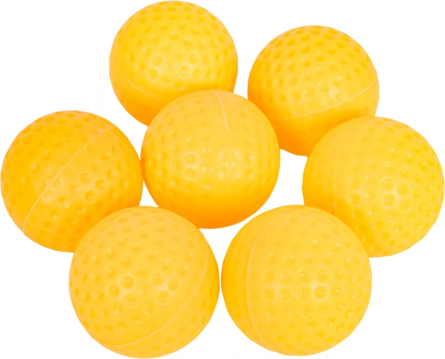 7 lette, teksturerede bolde