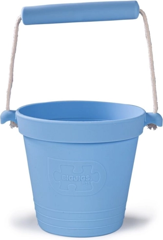 BIGJIGS silikone strandspand lyseblå