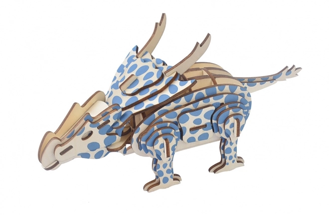 Woodcraft Træ 3D puslespil Achelousaurus