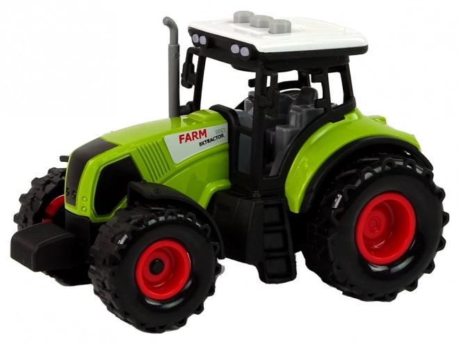 Traktor med anhænger Gård