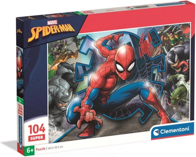 Puslespil Spiderman og hans verden 104 brikker