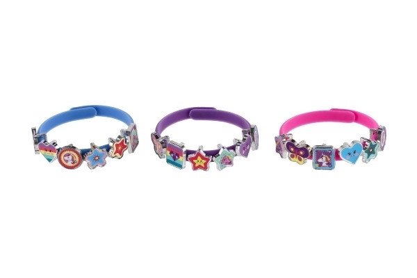 Kreativ sæt Lav dine egne armbånd Enhjørning i æske 15x20,5x2,5cm