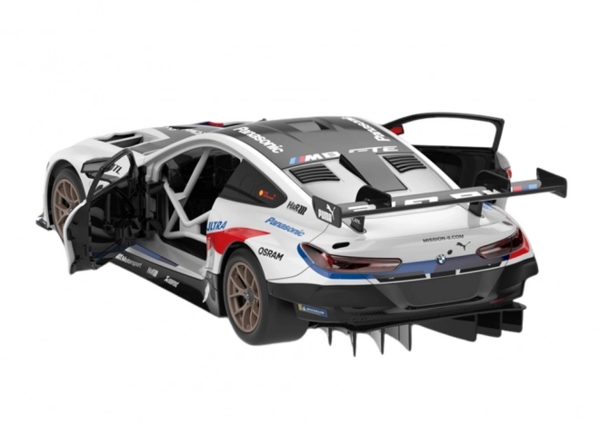 Rastar RC byggesæt 1:18 BMW M8 GTE hvid 66 dele