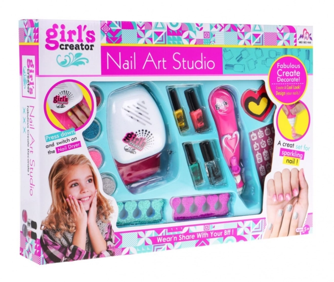 Farverig gaveæske GIRL'S CREATOR