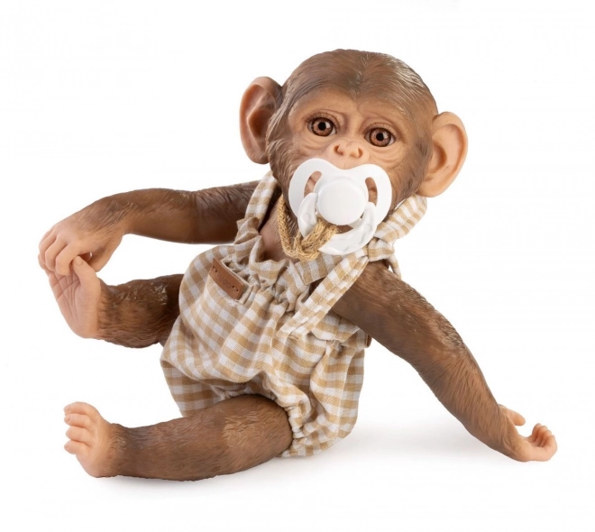 Guca 991 REBORN OPIČKA - realistisk abe baby med hele vinyloverkrop - 32 cm
