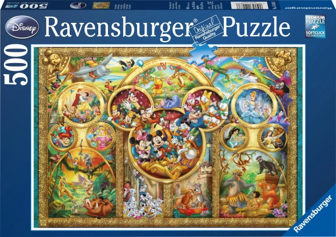 RAVENSBURGER Puslespil Disney familie 500 brikker