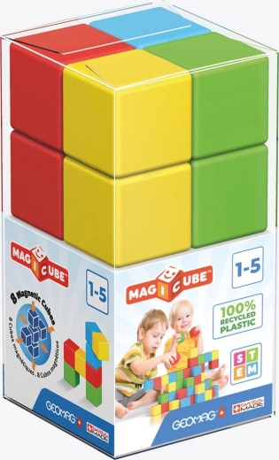 GEOMAG Magnetiske klodser Magicube Green Line 8 klodser