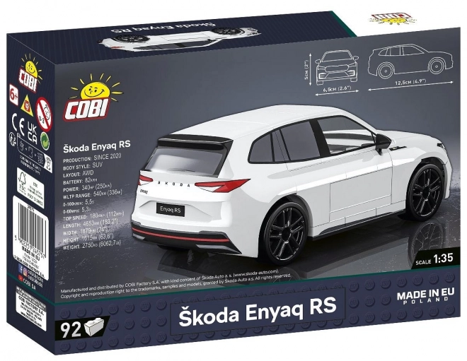 Škoda Enyaq RS 92 puder