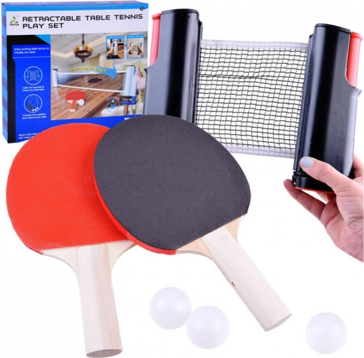 Bærbart bordtennissæt
