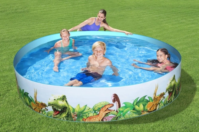 Basen Fill N Fun Dinosaurer 8FT BESTWAY