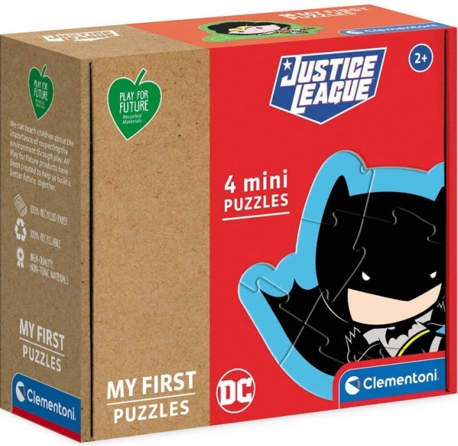 Mine første puslespil Justice League 4-i-1 fra Clementoni