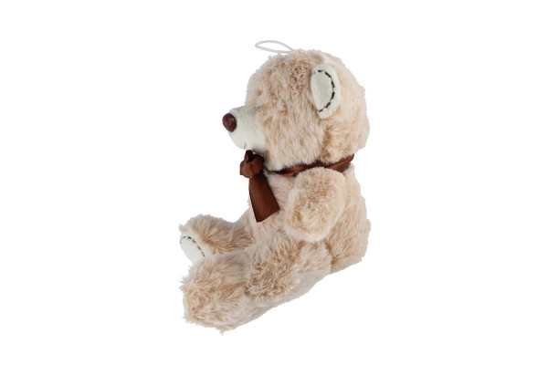 Plys bamse med sløjfe