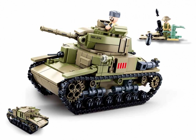 Sluban Army M38-B0711 Mellem italiensk tank 2i1