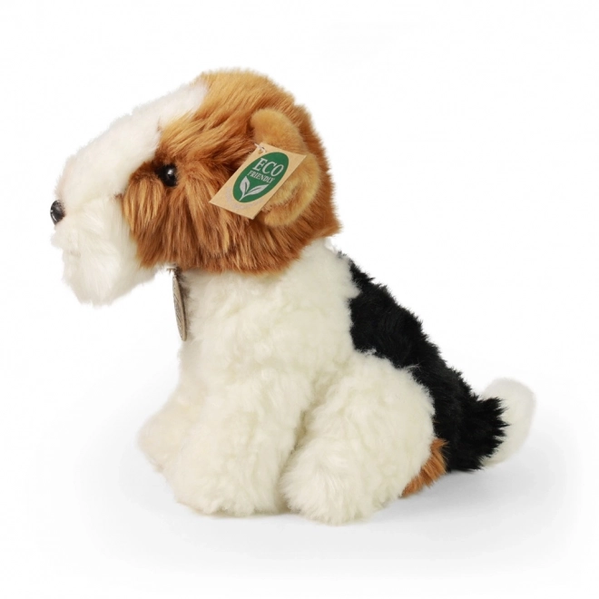 Plys hund Foxterrier 18 cm MILJØVENLIG