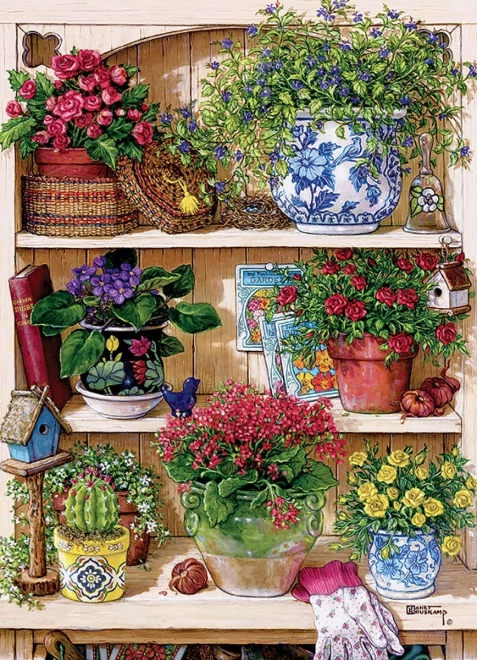 Puslespil blomsterkabinet 500 brikker Cobb Hill