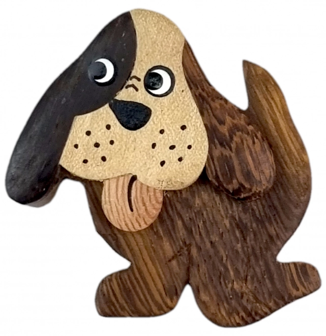 Dvstdti Træmagnet stor Hund
