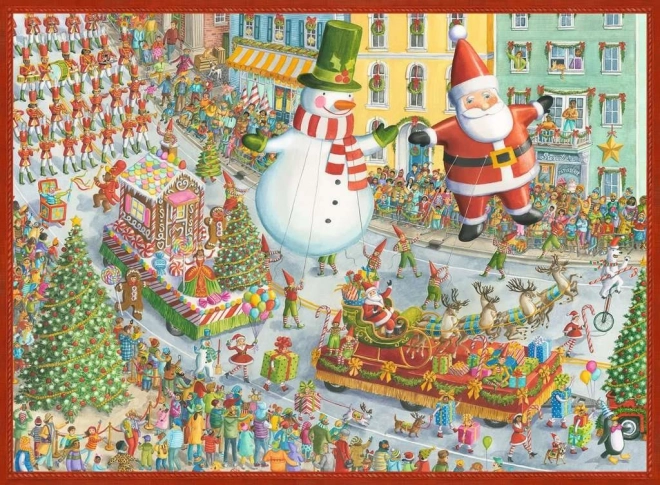 Ravensburger puslespil Julen kommer, 500 brikker