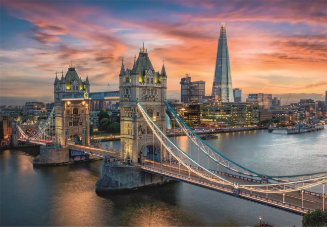 Puslespil 1500 brikker Compact London Twilight