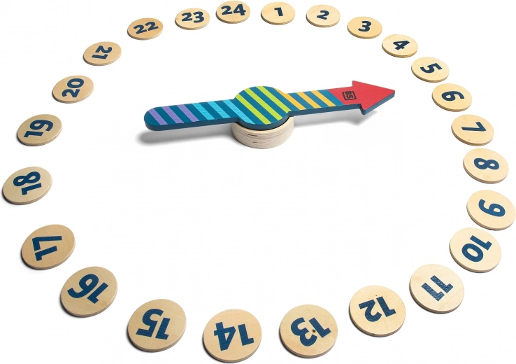 Stor drejelig træpil for enkel leg