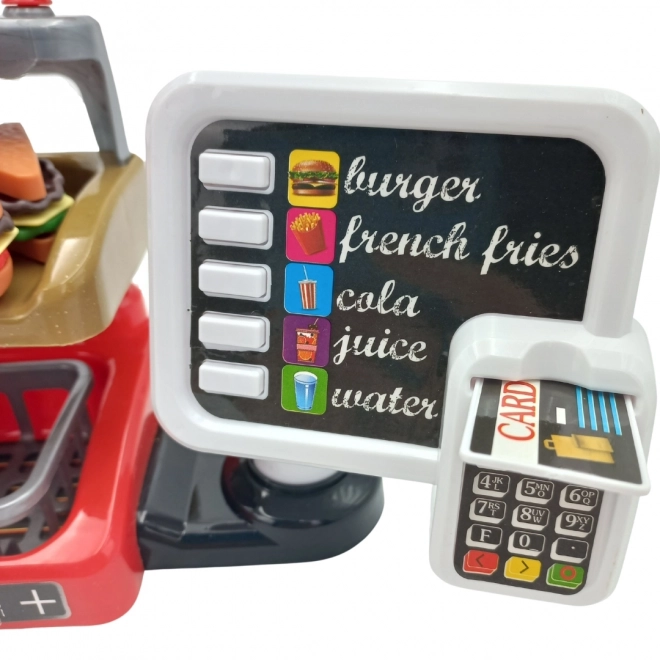 Fast Food XXL med kasseapparat og dispenser fra WOOPIE
