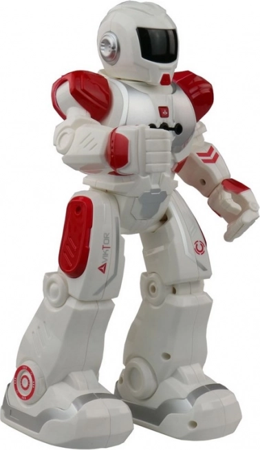 Interaktiv robot Viktor 27 cm, 21 funktioner, rød