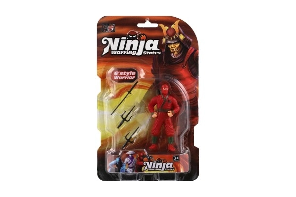 Ninja figur med tilbehør 10 cm