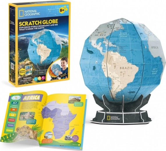 3D puslespil National Geographic globus 21 brikker