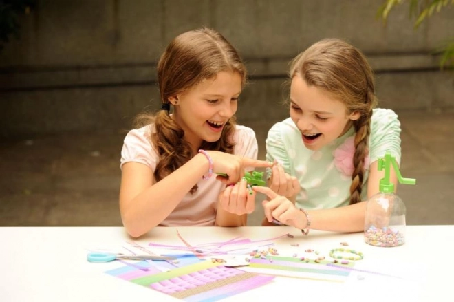 Genbrugsanordning til fremstilling af papirperler