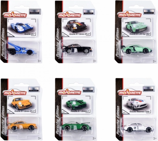 Majorette Porsche Premium Edition – metalbil 1:64 (mix af modeller)