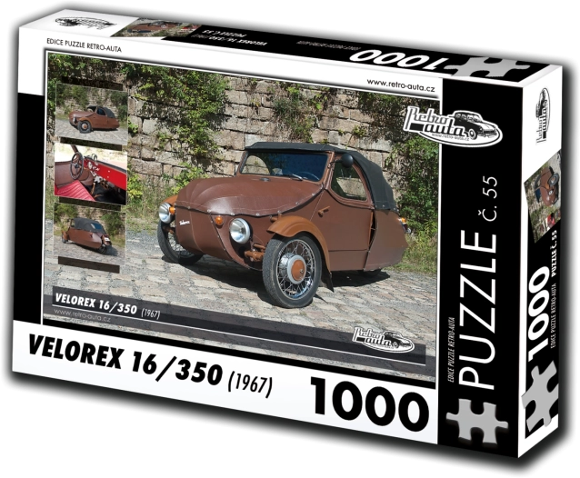 Puslespil RETRO-AUTA Velorex 16/350 (1967) – 1000 brikker