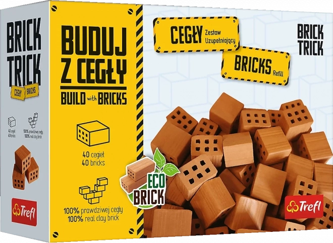 BRICK TRICK Pakke med korte mursten - 40 stykker
