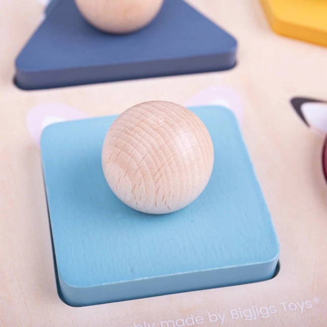 Bigjigs Toys Dyrformet puslespil