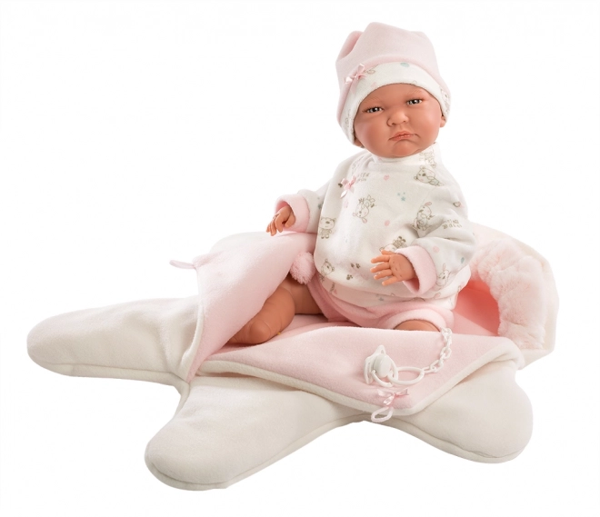 Llorens M740-38 sæt tøj til dukke baby NEW BORN størrelse 40-42 cm