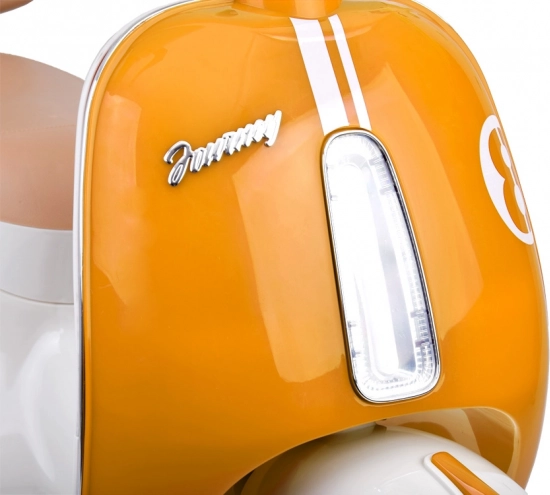 Klassisk elektrisk børnescooter orange – Grøn
