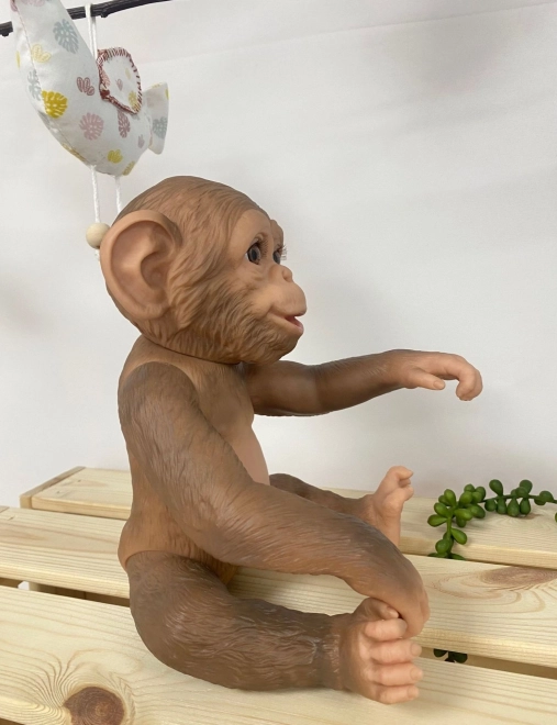Guca 993 REBORN APE - realistisk abe baby med fuld vinylkrop - 32 cm