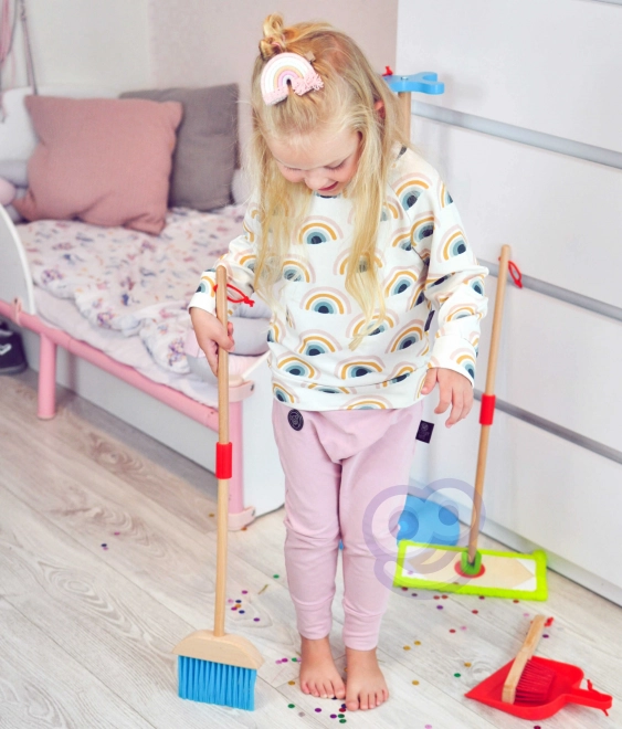 Træsæt til rengøring for børn Tooky Toy