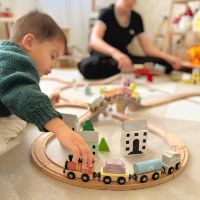 Tooky Toy træk magnestiske togvogne