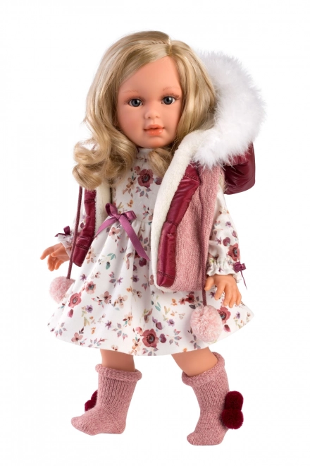 Llorens 54037 LUCIA - realistisk dukke med blødt stofkrop - 40 cm