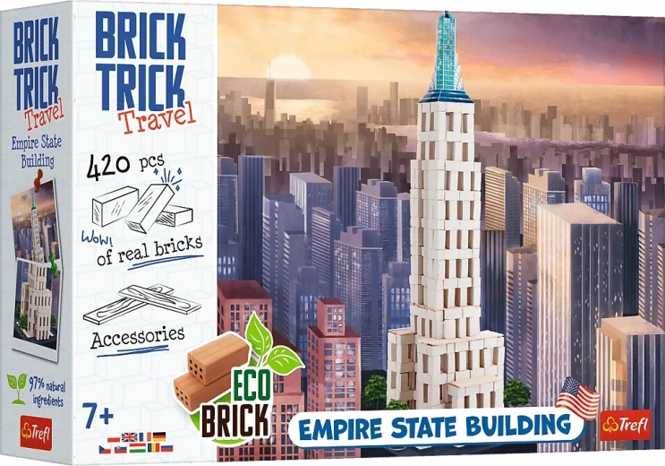 Byggesæt TREFL BRICK TRICK Travel: Empire State Building XL (420 brikker)