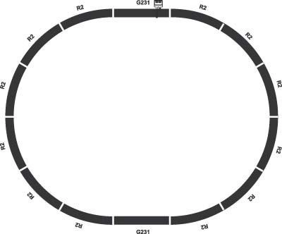 Piko Sæt Skinner A (grundlæggende oval) - 55300