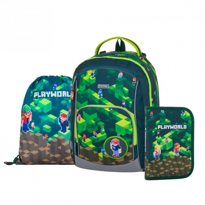 Skolesæt OXY GO Playworld 3-delt