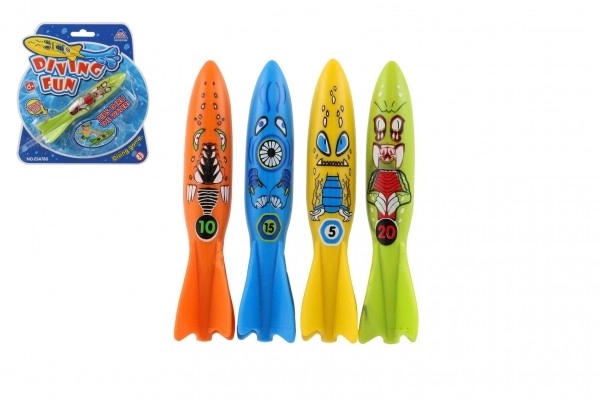 Torpedo til dykning plast 13 cm