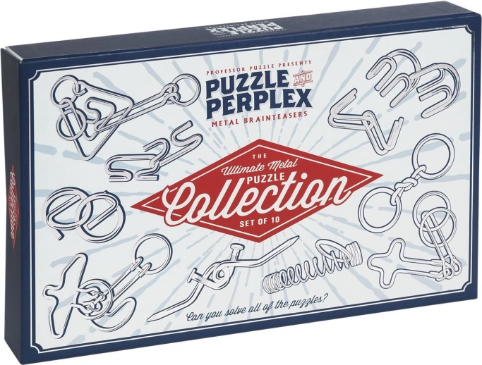 Puzzle & Perplex: sæt af metalhjernetrænere fra Professor Puzzle